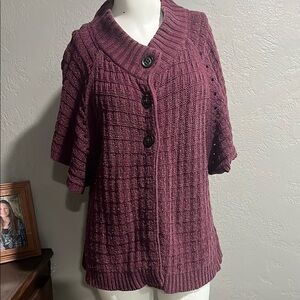 Sonoma Cardigan Sweater with V-Neck and Relaxed Fit